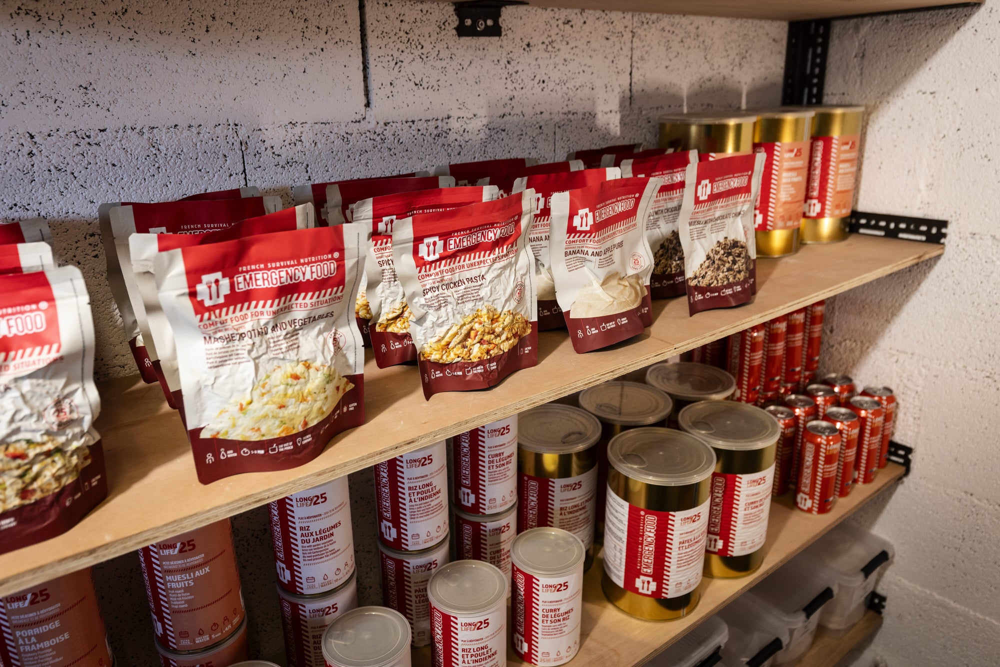 Toute notre gamme de repas longue conservation
