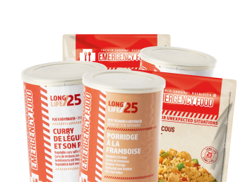 Packs alimentaires longue conservation