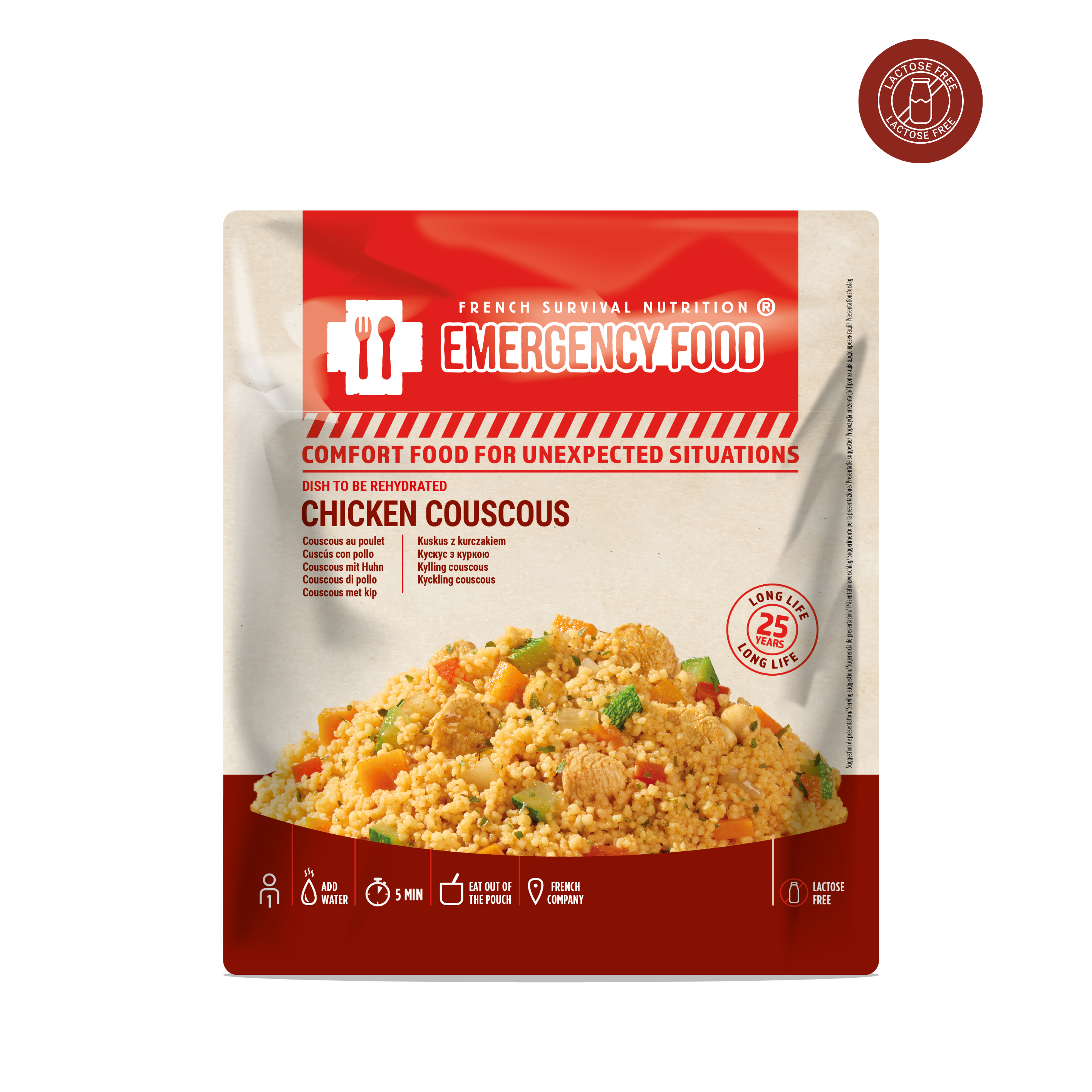 Couscous au poulet - 150g - DDM 25 ans