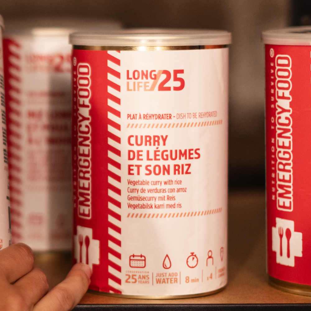 Curry de légumes et son riz - 500g - DDM 25 ans