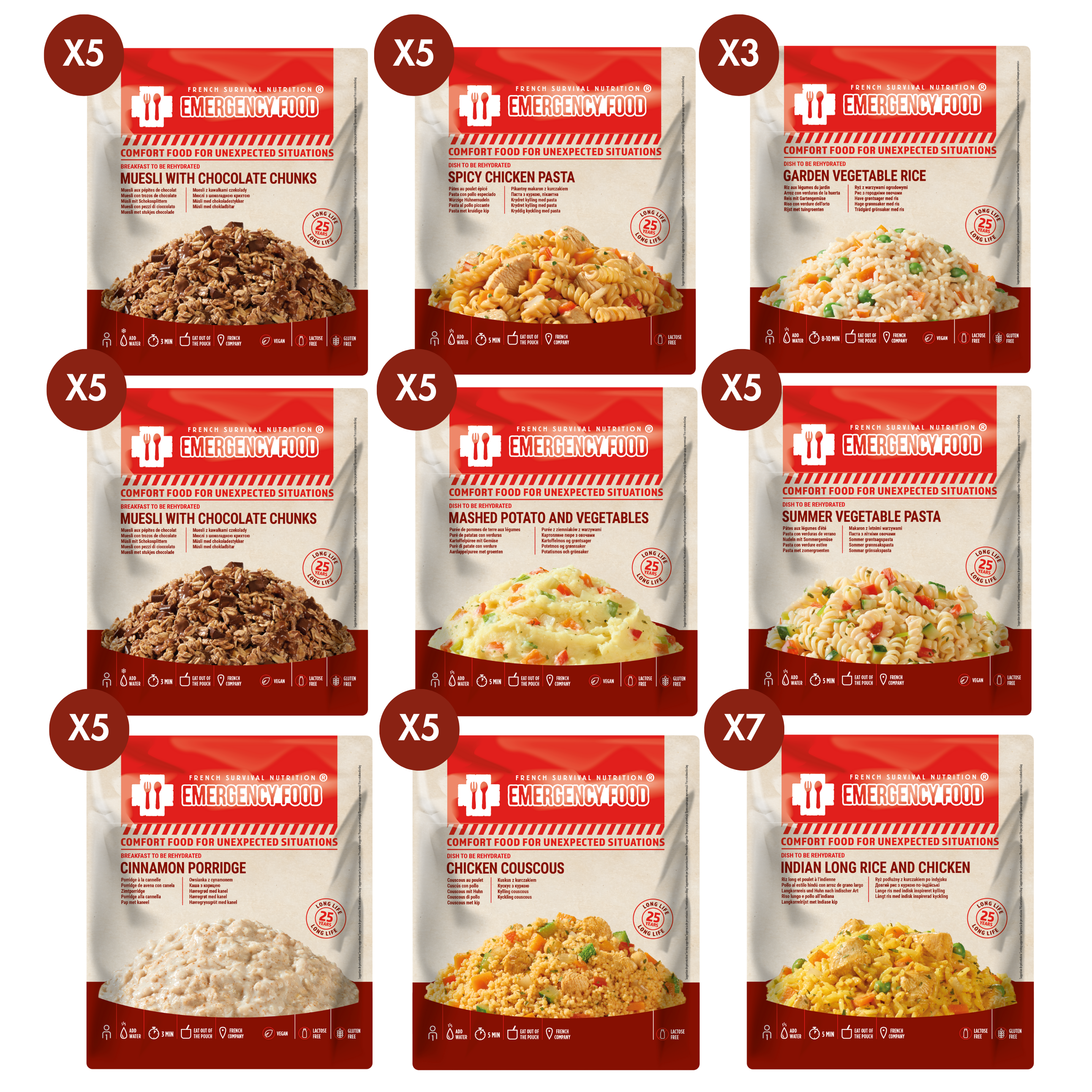 Pack 15 jours - Confort