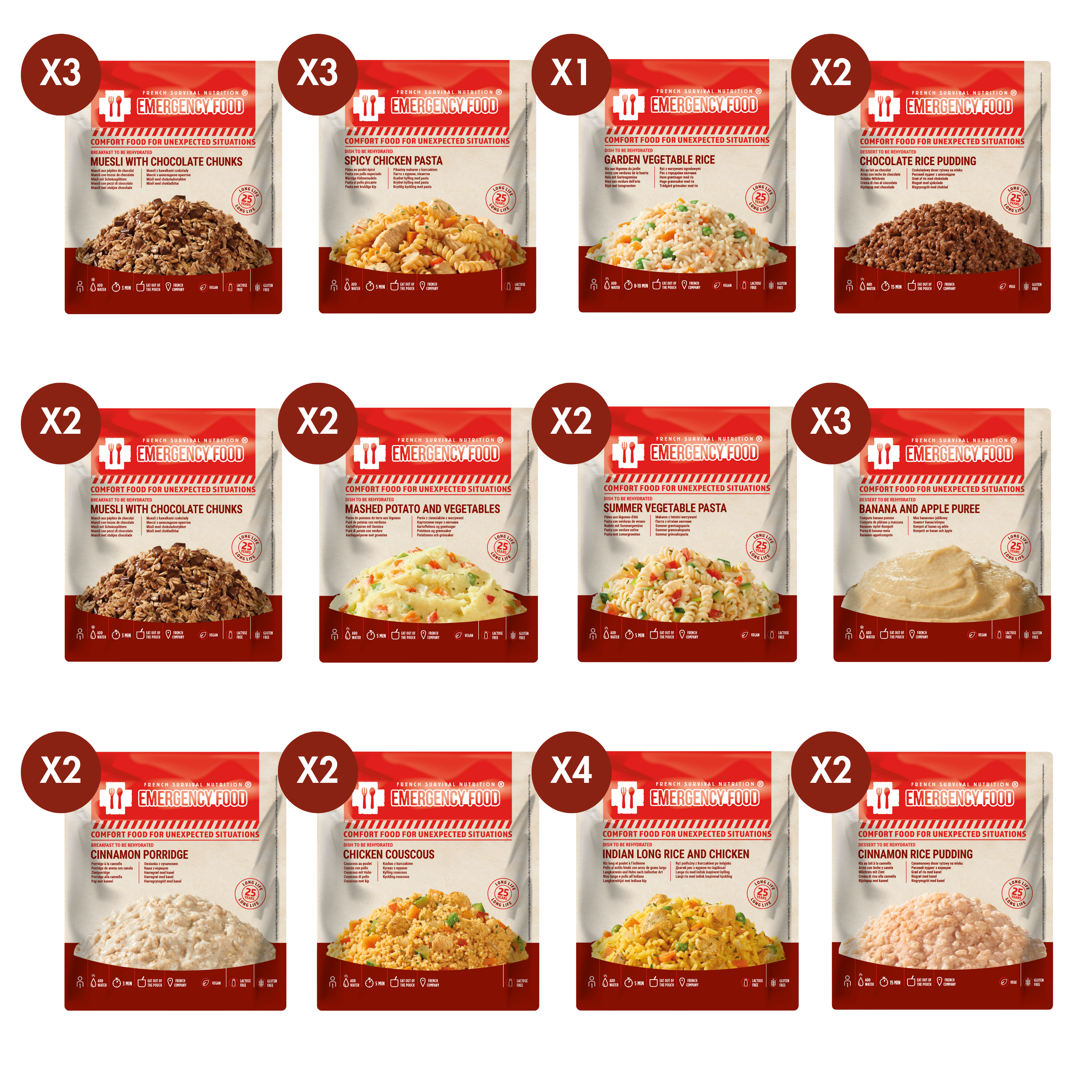 Pack 7 jours - Complet