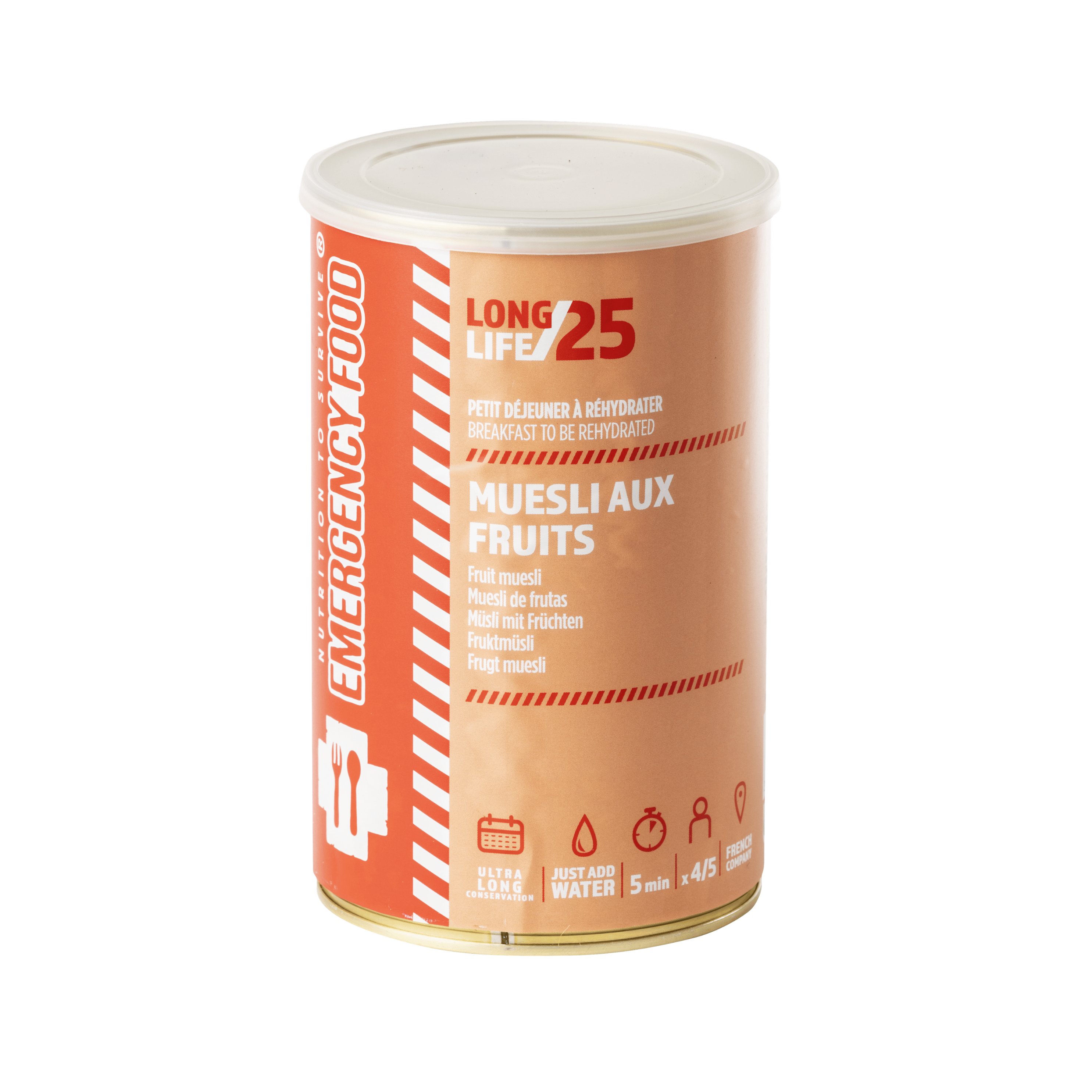 Muesli aux fruits - 500g - DDM 25 ans