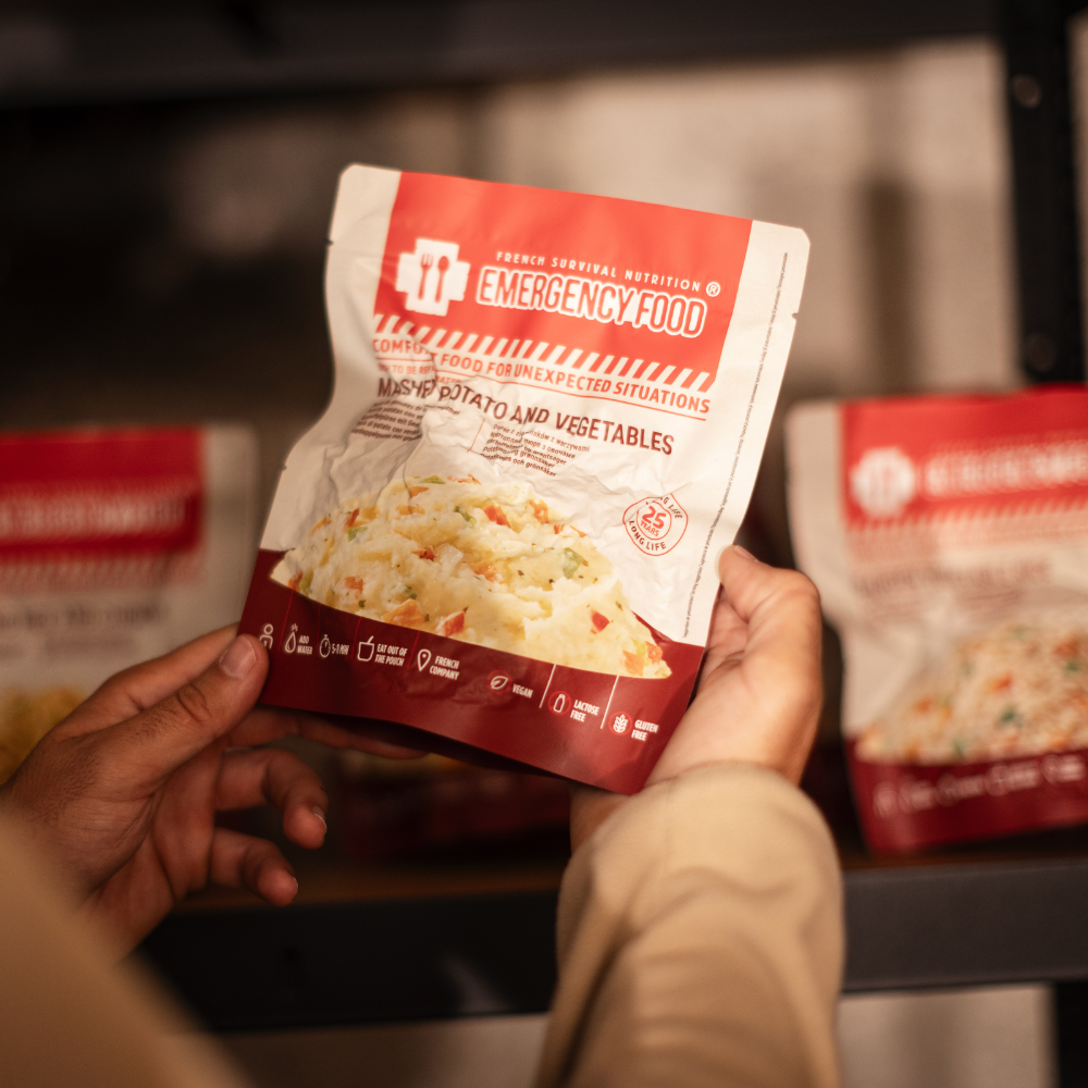 Purée de pomme de terre aux légumes - 150g -  DDM 25 ans