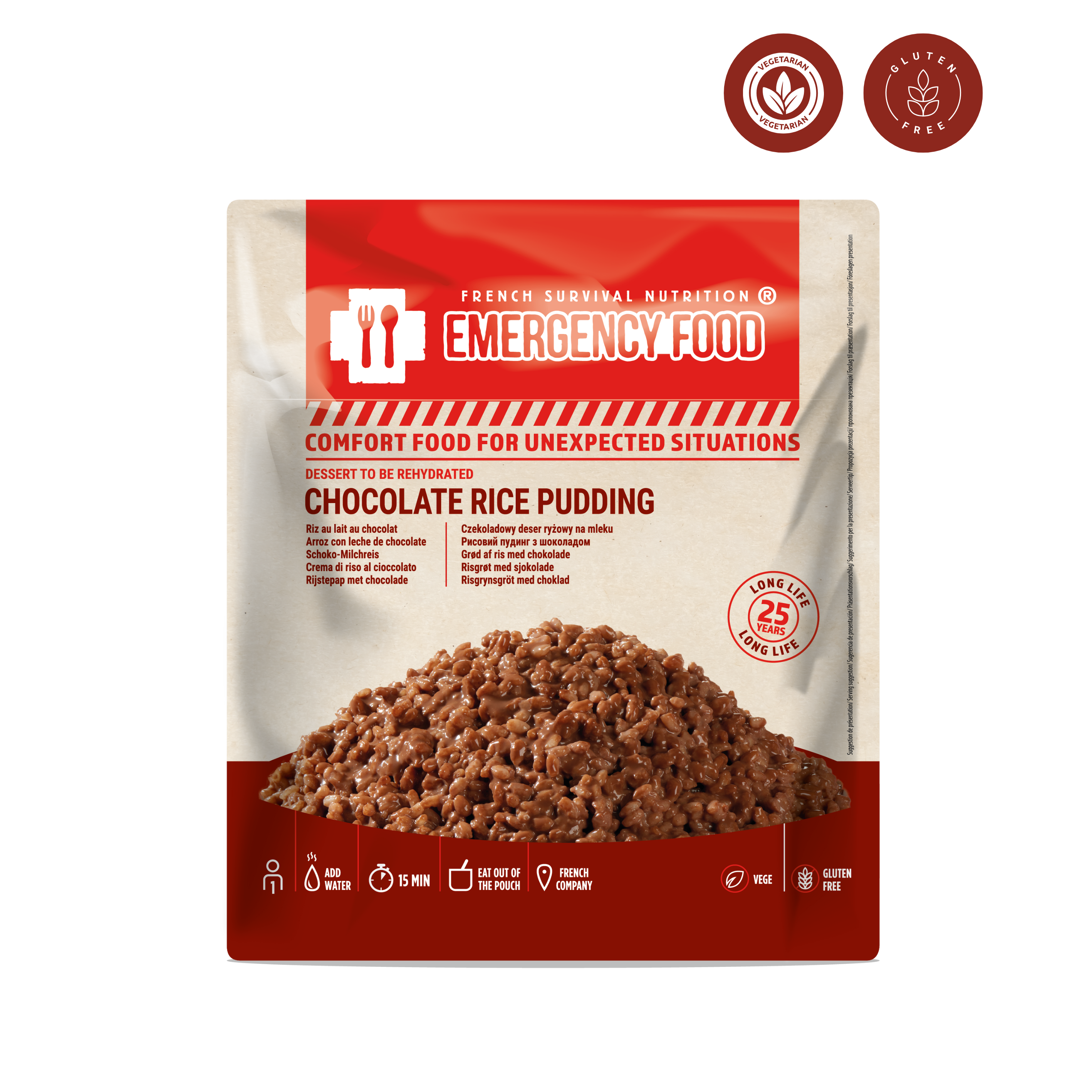 Riz au lait au chocolat - 100g - DDM 25 ans
