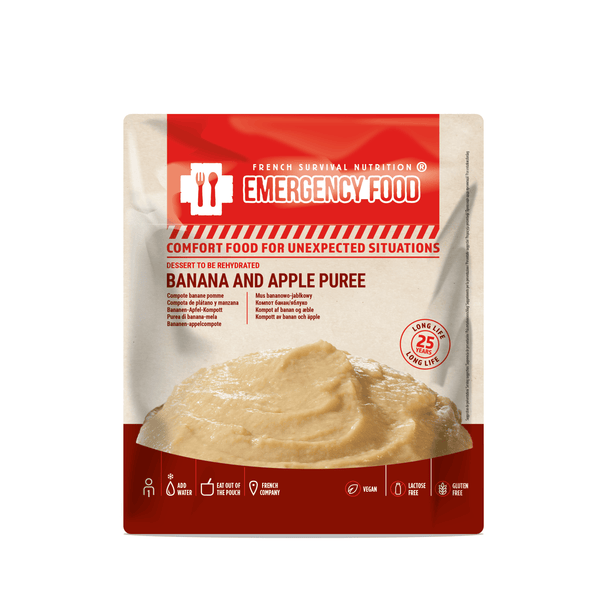 Compote Banane & Pomme Emergency Food – Longue conservation
