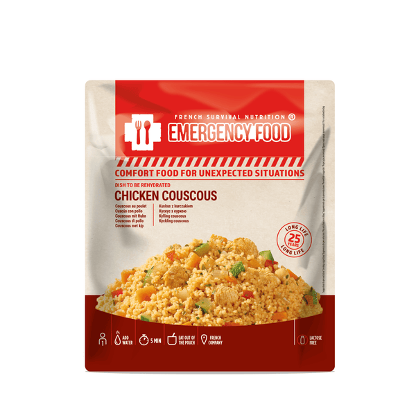 Couscous au Poulet – Longue conservation