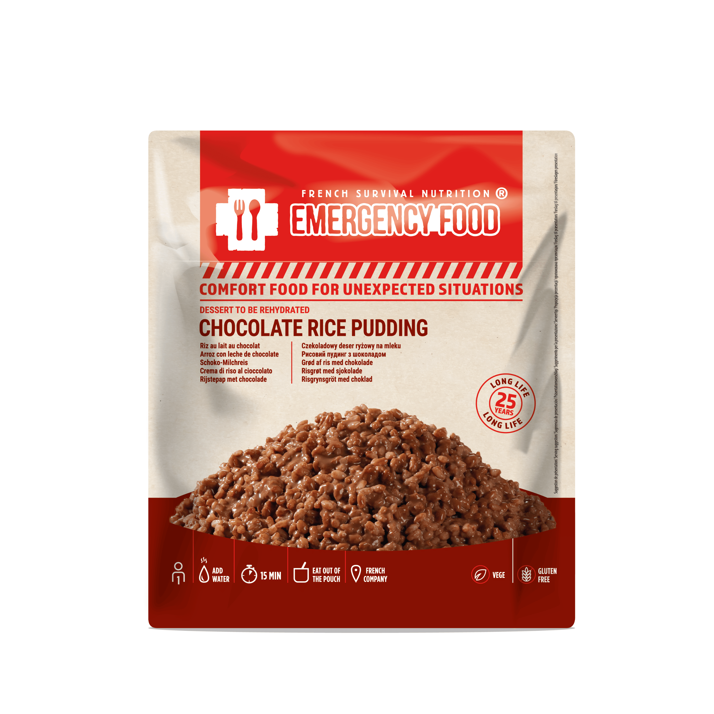 Riz au lait au chocolat - 100g - DDM 25 ans